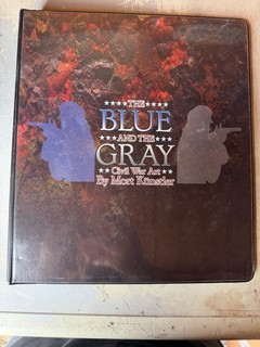 The Blue and the Gray; Civil War Art by Mort Kunstler card set: Binder Base
