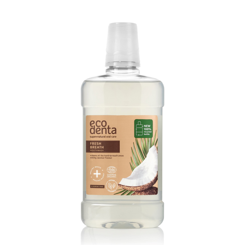 Ecodenta Organic Minty Coconut Mouthwash 500ml Alcohol Free