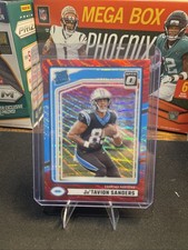 JaTavion Sanders 2024 Panini Donruss Optic Preview Red Wave #317 Panther RC