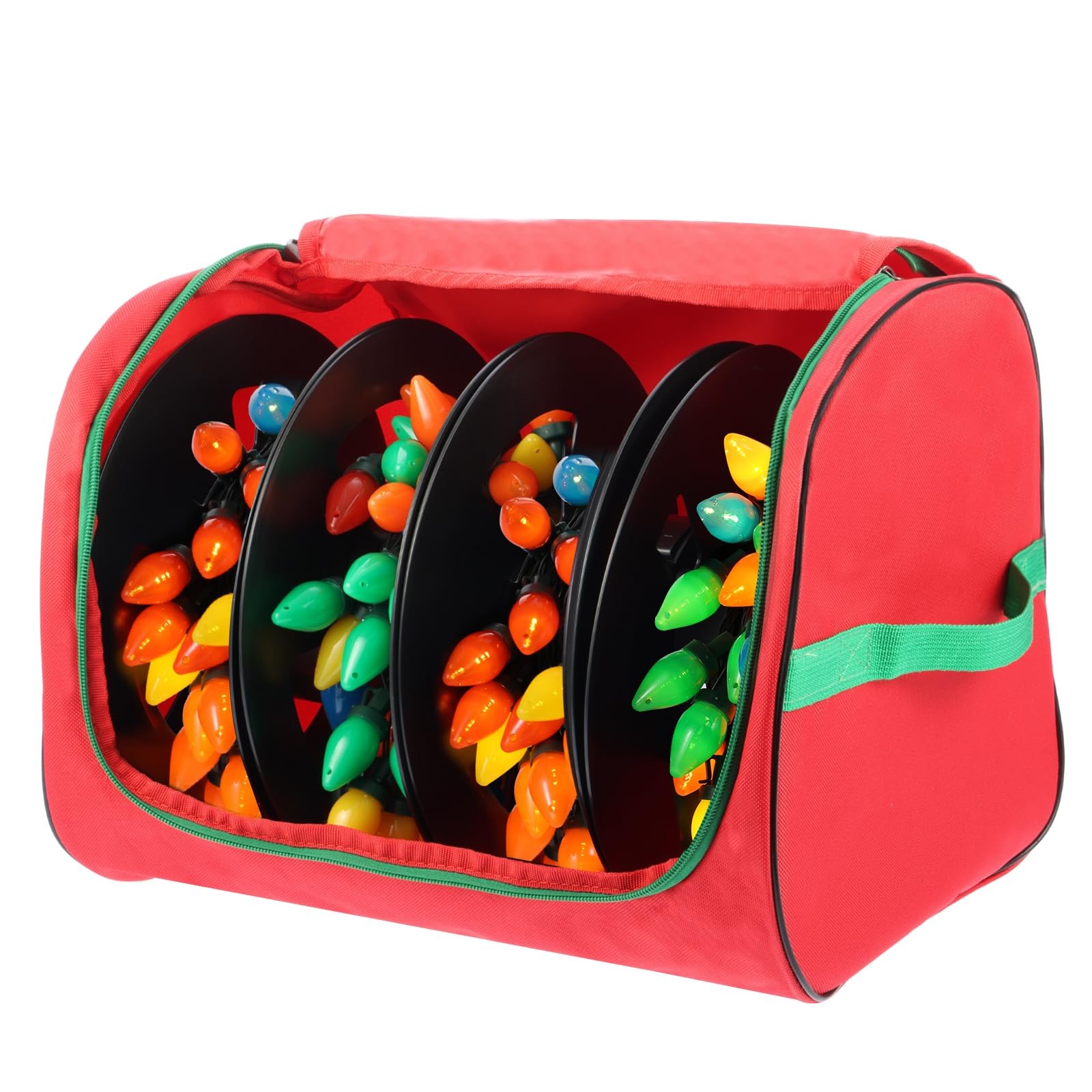 Christmas Light Storage Bag with Reels- Holds up to 750ft of