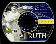 1999 Upper Deck Power Deck Athletes of the Century Babe Ruth Yankees