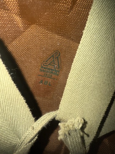 Post war 1980's Respayed WW2 M1 Helmet shell and canvas straps - Picture 2 of 7