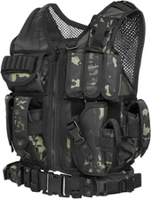 GZ XINXING S - 4XL Law Enforcement Tactical Airsoft Small-4X-Large, Black Cp 