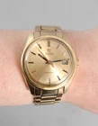Vintage OMEGA SEAMASTER Gold Over Stainless Steel 17 Jewels Automatic Wristwatch