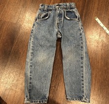 Vintage 1990s orange tab levi boy jeans 4slim