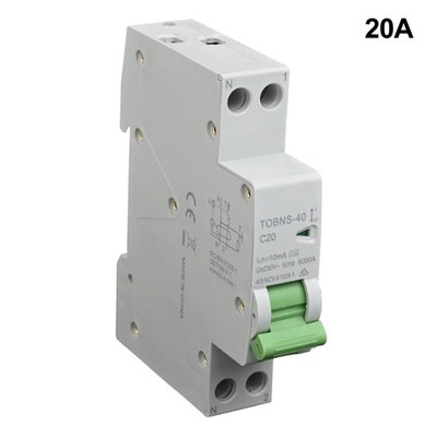 Effektiver Erdschlussschutz für RCBO 10mA mit diversen Anschlüssen