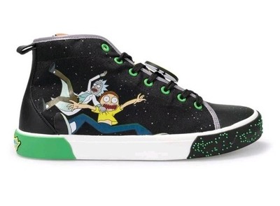 Rick and Morty High top sneakers Size 9