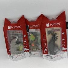 Tonies Toniebox Lot 3 National Geographic Dinosaur Elephant Parrot Rainforest