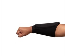 ProForce Padded Cloth Forearm Guards Medium Black Martial Arts Washable MMA UFC