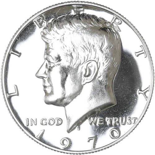 1970-S Kennedy Proof Half Dollar 40% Silver Uncirculated 50C JFK