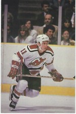 Perry Anderson Autographed Signed Team Issued Photo Postcard - NJ Devils - w/COA
