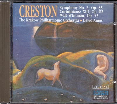 CRESTON - Symphony 2 / Corinthians 13 / Walt Whitman - David AMOS - Koch