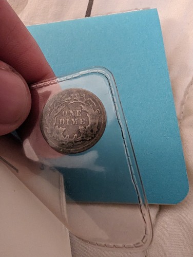 1876 CC One Dime - Bild 2 von 5