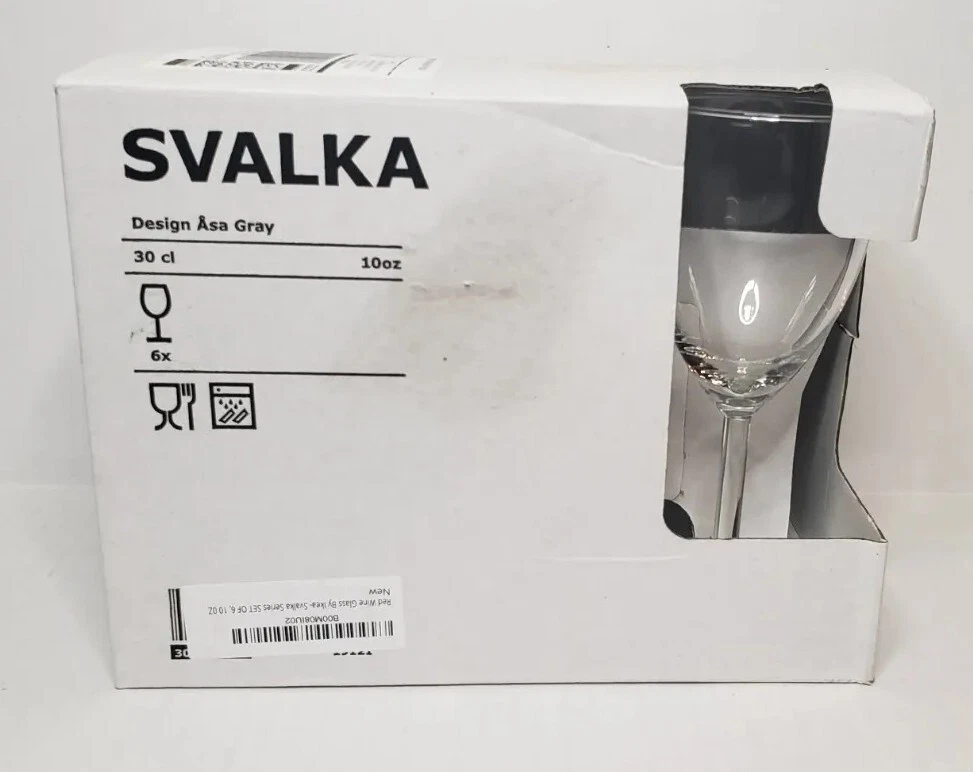 SVALKA Wine glass, clear glass - IKEA