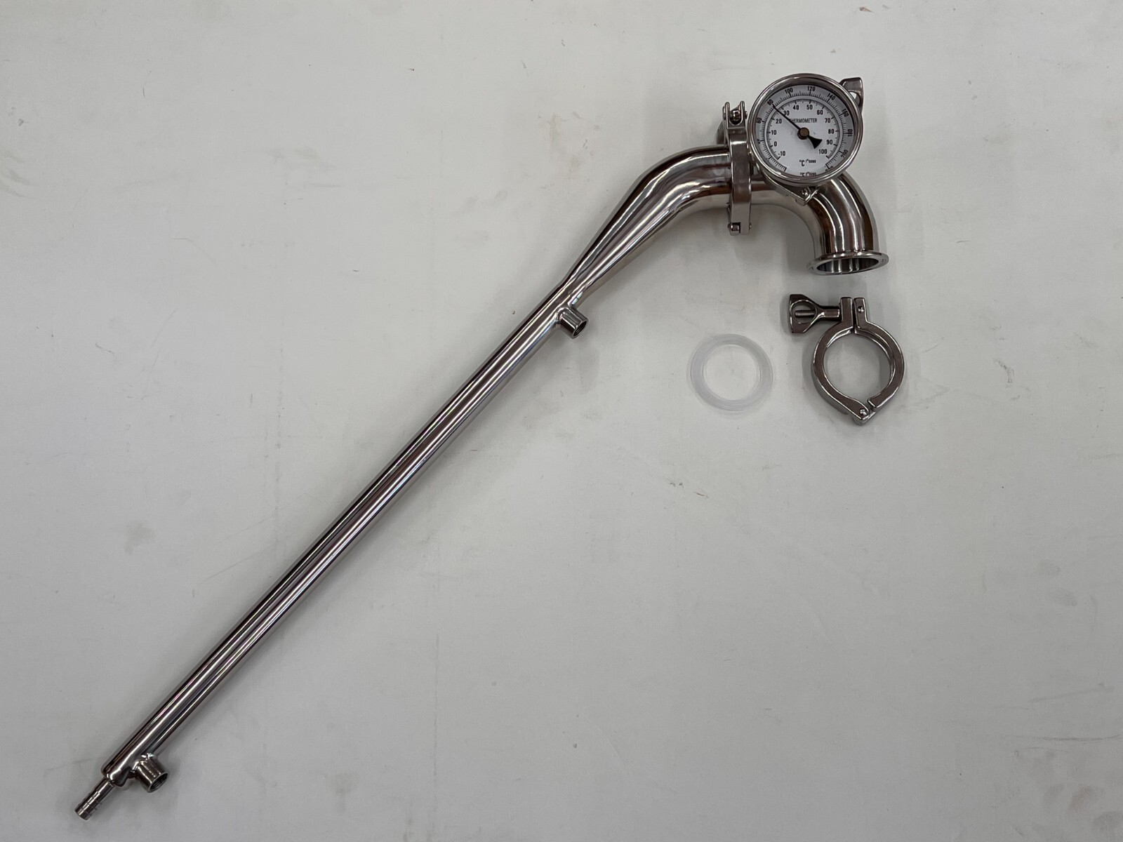 2 inch stainless steel pot still head 304 SS - Home Distillery - Fits Beer Keg