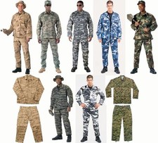 PUBLIC SERVICE DAY SALE  BDU Cargo TACTICAL Uniforms Top OR Bottom Camo Rothco
