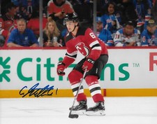 Signed Chase Stillman  New Jersey Devils Autographed 8x10 Photo #3 Original