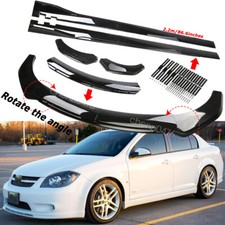 For Chevrolet Cobalt Front Bumper Lip Spoiler Splitter Side Skirt Extension86.6 For Chevrolet Cobalt Front Bumper Lip Spoiler Splitter Side Skirt Extension86.6