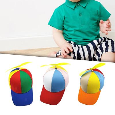 Lustiger Propellerhut Baseball Cap mehrfarbig Regenbogen Libelle Sonnenhut Regenbogen
