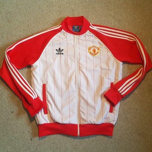 adidas originals red trefoil jacket
