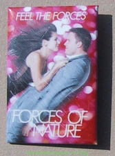 FORCES OF NATURE MOVIE POSTER ART BUTTON SANDRA BULLOCK