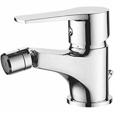 Ibergrif Single Lever Bathroom Mixer Bidet Basin Tap Chrome Deck Mount Metal