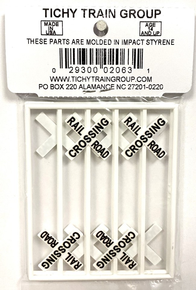 HO Scale Tichy Train Group Scenery Accessories 8 Pcs. Low Speed Limit