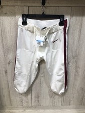 Nike Vapor Pro Football Pants Maroon White CI3771-104 Size Medium NEW