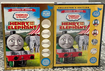 Thomas & Friends Henry and The Elephant New Dvd Press Play Sound Buttons 6 shows