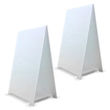 FLIPSIDE FLP31277 Premium Corrugated Plastic Dry Erase Tabletop Marquee Easel