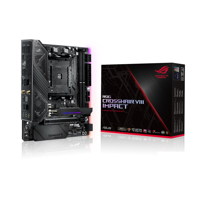 ASUS ROG Crosshair VIII Impact AMDX570 Socket AM4 Mini DTX
