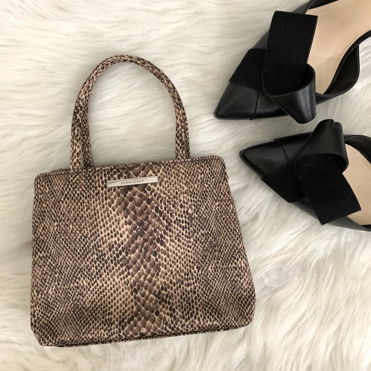 Snakeskin mini best sale purse