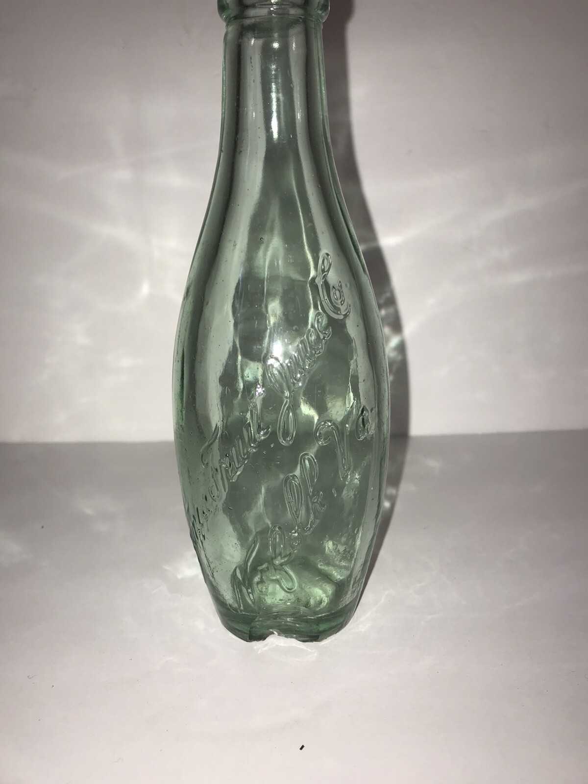 Vintage Green Glass Soda Bottle Virginia Fruit Juice Co. Norfolk VA. eBay