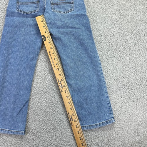 Carhartt Youth Blue Denim Cotton Adjustable Waist High Rise Pockets Jeans Size 8 - Picture 8 of 10