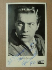 Helmuth Schneider &dagger; 1972 - Star Revue Autogrammkarte - original signiert 60ger