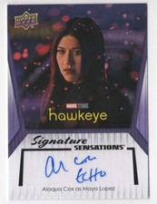 Alaqua Cox as Maya Lopez 2024 UD Marvel Studios Autograph Card Auto Hawkeye