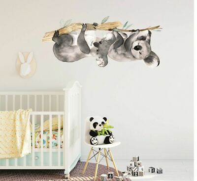 Australia Oz Koala Branch Wall Stickers Kids Decal Nursery Decor Gift Art Mural - Nursery Wall Art Stickers Australia