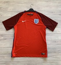 England 2017-2018 Away football shirt jersey Nike size L