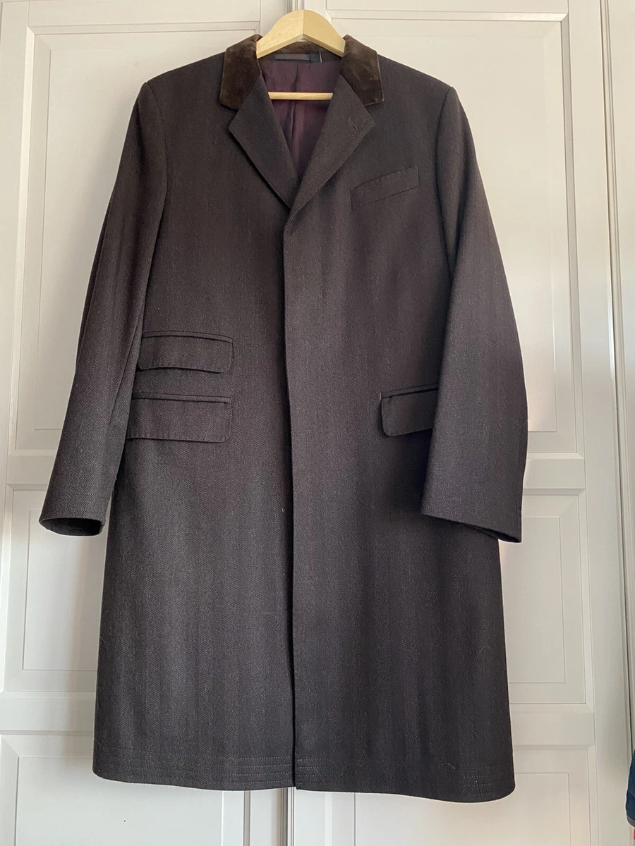 Men s Ted Baker Endurance Wool Overcoat Size 5 42 44 chest Excellent Condition