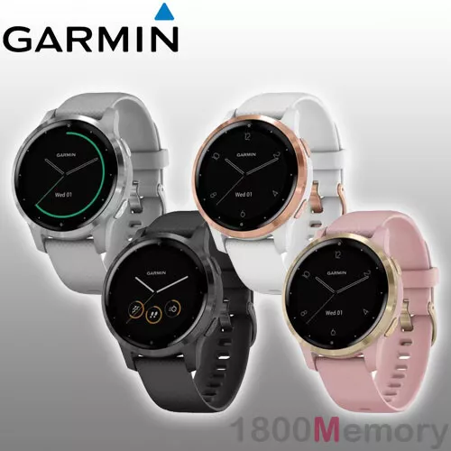 Garmin Vivoactive 4/4S GPS Smartwatch Fitness Tracker Music, Pulse Ox - 4  Color