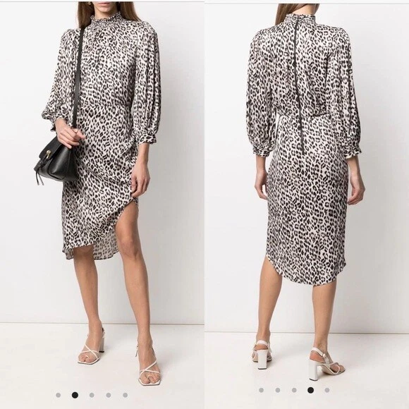 Alice and olivia leopard dress cheap