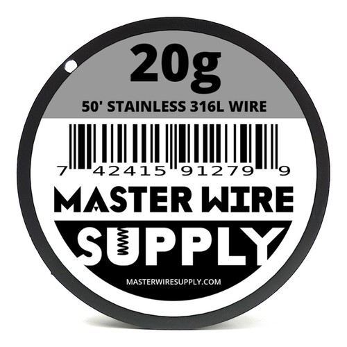 MWS - Stainless Steel 316L - 50 ft - 20 Gauge - Round Wire - Picture 2 of 2
