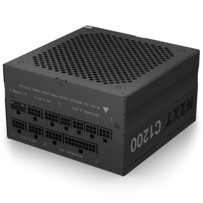 NZXT C1200 Gold 1200W 80 Plus Gold Power Supply - Matte Black for