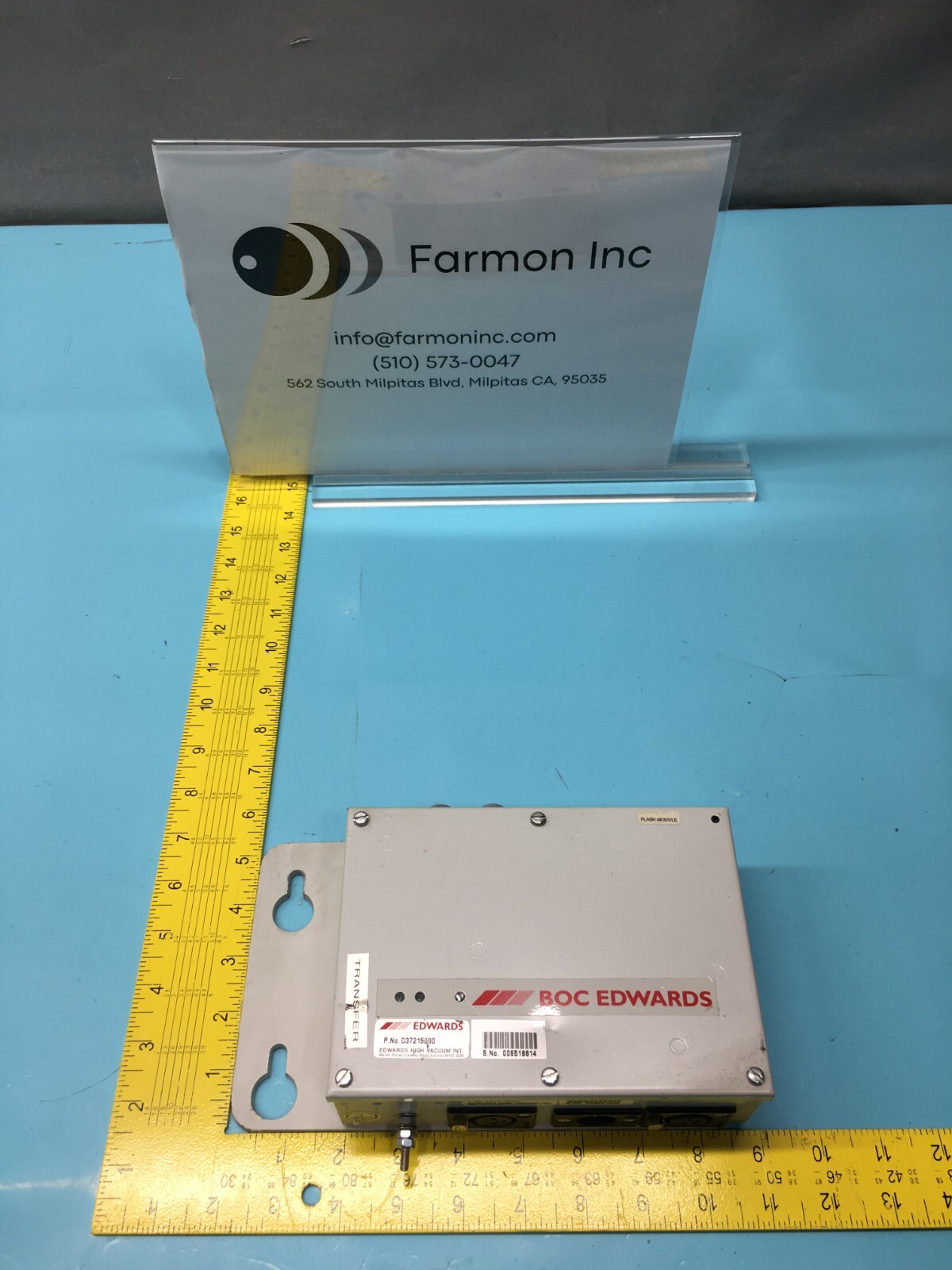 BOC EDWARDS D37215000 HIGH VACUUM INTERFACE FLASH MODULE, 131819