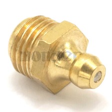 LOT 2 M12x1.25mm Metric male Brass Grease Zerk Nipple Fitting For Grease Gun