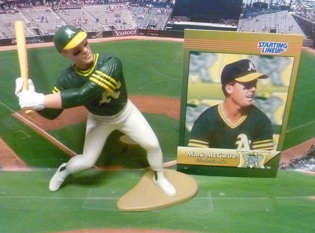 1999 MARK McGWIRE - Starting Lineup - SLU - Loose Figure & Card - MODESTO A'S | eBay