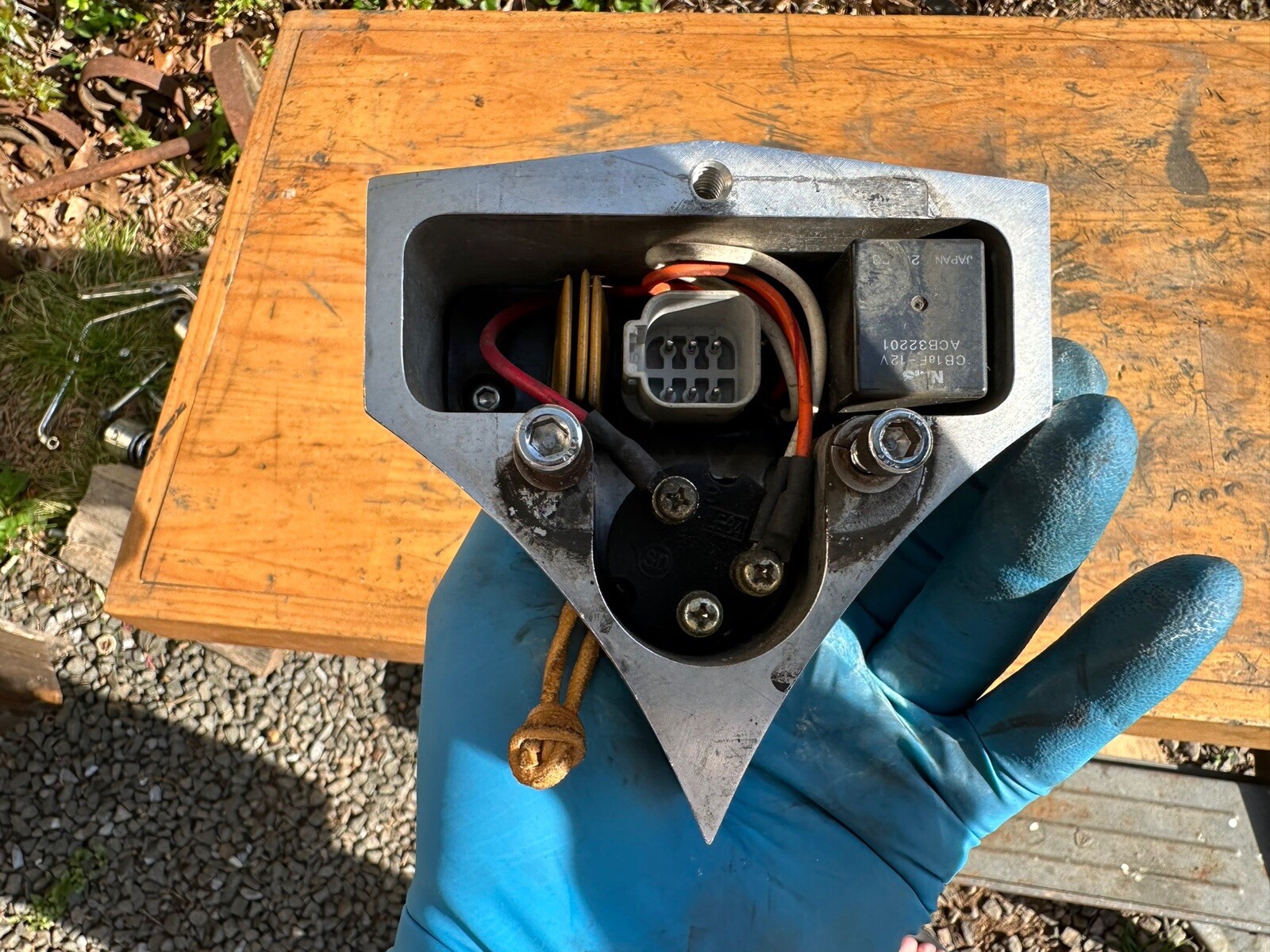 American ironhorse Ignition Switch Mount Bracket Billet Logo Chopper