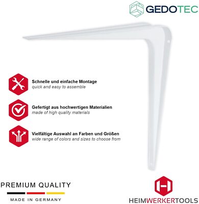 Supporto Per Scaffali Angolari In Acciaio - 2 Pezzi Con Viti, Robusti E Regolabili - Foto 10