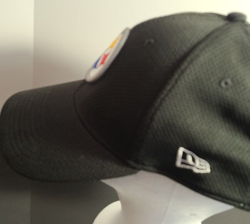 New Era Men's NFL Pittsburgh Steelers Active Tech 39THIRTY Hat, Black, S/M - Picture 5 of 7