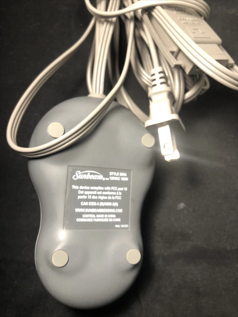 Sunbeam Electric Heated Blanket Control 3-Prong Style S85A - Tested u0026amp;  Working! | eBay